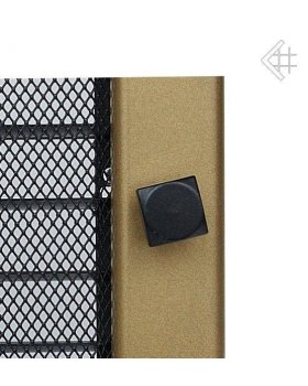 Вентиляционная решетка 17х17 гальваника под золото с жалюзи-foto3