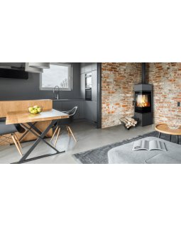 Печь Kratki THOR 8 Termotec Black АКЦИЯ!-foto4