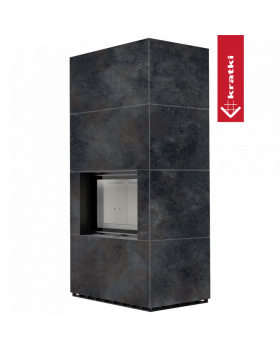 Каминокомплект FLOKI в облицовке OSSIDO NERO-foto4