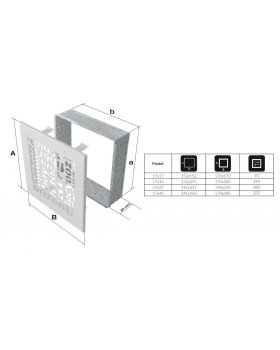 Вентиляционная решетка 17х49 ABC бежевая-foto2