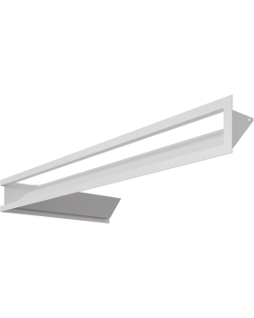 Люфт угловая 9/40/80 см правая белая-foto5