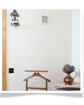 Вентиляционная решетка 22х22 Оскар бежевая с жалюзи-foto3