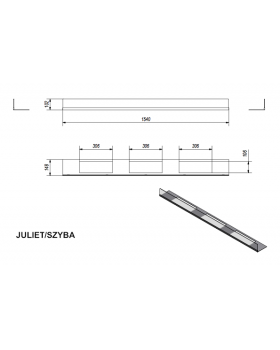 Стекло декоративное для биокамина JULIET/1800-foto2