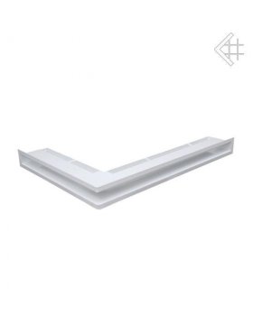 Вентиляционная решетка Люфт угловая правая белая 60