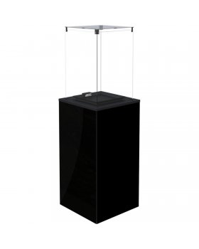 Газовый нагреватель PATIO MINI/M/G31/37MBAR/CZ - черное стекло, с ручным управлением