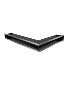 Вентиляционная решетка Люфт угловая левая стальная 90-foto4