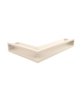 Вентиляционная решетка Люфт угловая/9*40 см правая бежевая-foto4