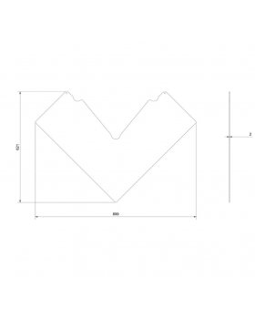 Притопочный лист Kratki REN квадрат-foto3