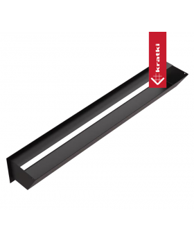 Решётка Kratki Luft 12x80 черная Решётка Kratki Luft 12x80 черная