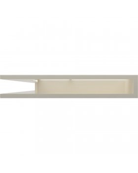 Вентиляционная решетка Люфт угловая левая бежевая 90-foto2