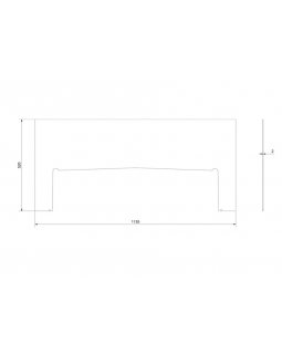 Притопочный лист Kratki KARI/95-foto3