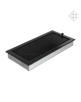 Вентиляционная решетка 22х45 черная с жалюзи