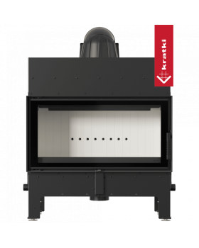 Каминная топка FLOKI/L с прямым стеклом-foto2