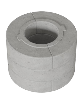 Комплект бетонных теплоаккумулирующих дисков d-150мм (6 шт., 3 слоя, V2)