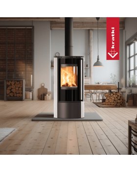 Печь Kratki ERIK, WHITE NATURAL-foto9