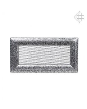 Вентиляционная решетка 11х24 Оскар черная/хром