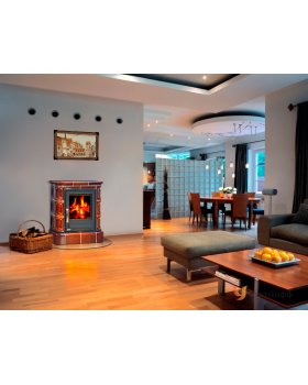 Керамическая печь MARINA KPI, с кафельным цоколем, с допуском воздуха-foto2