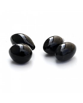 Декоративные элементы Fire Glass  ГАЛЬКА ЧЕРНАЯ (1кг)