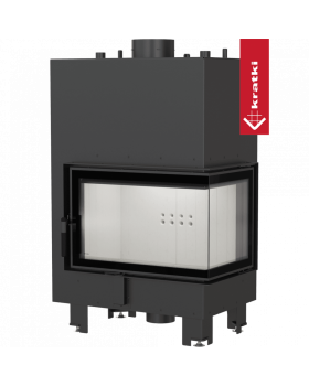 Топка с водяным контуром MBM/PW/10/P/BS/W, Г-образное стекло справа, змеевик Топка с водяным контуром MBM/PW/10/P/BS/W, Г-образное стекло справа, змеевик