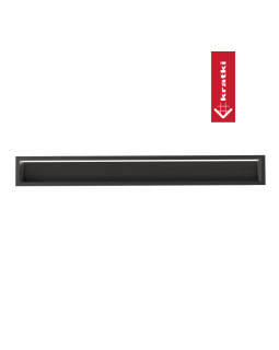 Решётка Kratki Luft 12x100 черная-foto2