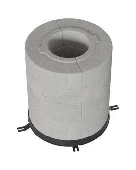 Комплект бетонных теплоаккумулирующих дисков d-150мм (10 шт., 5 слоев, V1)