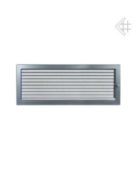 Вентиляционная решетка 22х45 графитовая с жалюзи