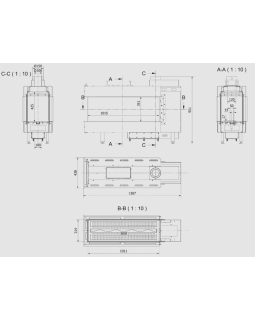 Газовая топка Kratki Pro LEO/LP/100/TUNEL/G20 (магистральный газ)-foto8