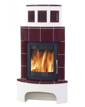 Печь-камин ABX NORMANDIE керамическая, угловой-foto3
