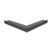 Вентиляционная решетка Люфт угловая стандарт графитовая 60
