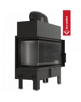 Каминная топка FLOKI/L/L угловое стекло слева