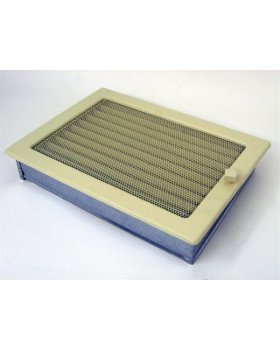 Вентиляционная решетка 22х30 бежевая с жалюзи Вентиляционная решетка 22х30 бежевая с жалюзи