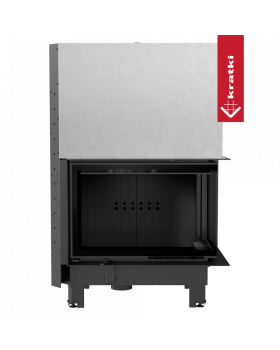 Топка MBA/P/BS/G/SG, Г-образное стекло справа