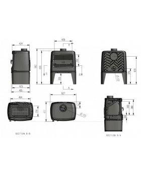 Печь-камин Firebird Bear-foto3