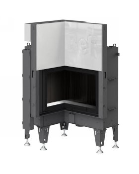 Топка BeF FLAT V6L, внутренний угол, гильотина,рамка черная