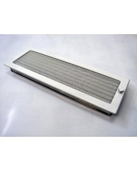 Вентиляционная решетка 17х49 белая с жалюзи