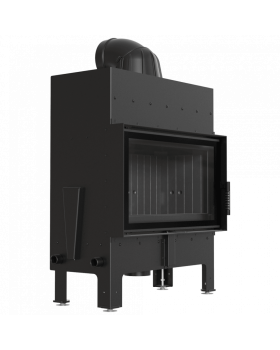 Каминная топка FLOKI/M с прямым стеклом-foto3