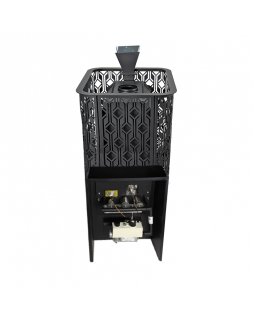 Чугунная печь Венеция 22 ГАЗ Закрытая каменка из нержавеющей стали-foto10