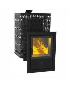 Чугунная печь для бани Verona 50 Закрытая каменка из нержавеющей стали Чугунная печь для бани Verona 50 Закрытая каменка из нержавеющей стали