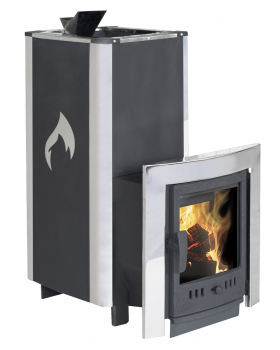 Печь-камин "Фаворит 28" закрытая каменка