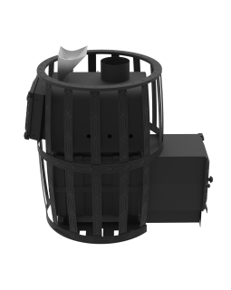 Печь для бани Воевода 20 ДТ-4 сетчатый кожух Закрытая каменка-foto7