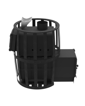 Печь для бани Воевода 20 ДТ-4 сетчатый кожух Закрытая каменка-foto6