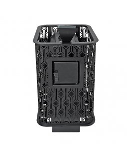 Чугунная печь Венеция 22 Закрытая каменка из нержавеющей стали-foto10