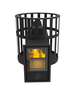 Печь для бани Воевода 20 Д-2 сетчатый кожух-foto7