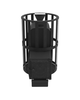 Печь для бани Воевода 15 ДТ-4 сетчатый кожух Закрытая каменка-foto3