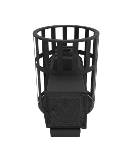 Печь для бани Воевода 15 ДТ-4 сетчатый кожух-foto6