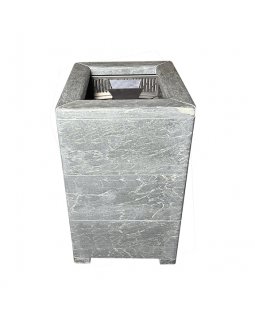 Чугунная печь Verona 18 ГАЗ Закрытая каменка Aisi-304 облицовка Тальк-foto7