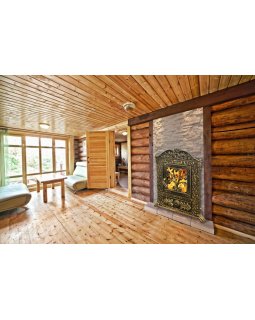 Печь для бани Verona 50 ЗК-нерж, в КАМЕННОЙ ОБЛИЦОВКЕ-foto6