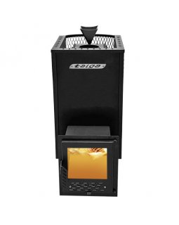 Печь Тундра-16 со стеклом конвекция Закрытая каменка-foto4