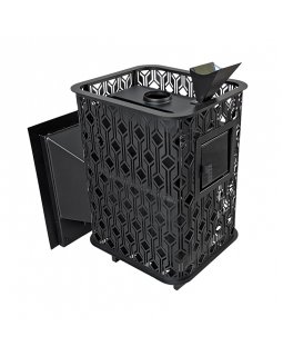 Чугунная печь Венеция 22 Закрытая каменка из нержавеющей стали-foto4