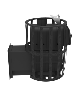 Печь-Камин для бани Воевода 20 Д-2 сетчатый кожух Закрытая каменка-foto4